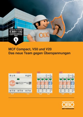 Ableiter MCF Compact, V50, V20: Das neue Team gegen Überspannungen