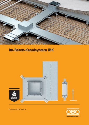 Im-Beton-Kanalsystem IBK