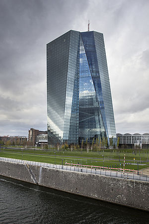 Gebäude der Europäischen Zentralbank in Frankfurt
