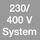 230/400 V-System