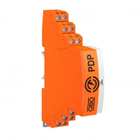 Steckbarer Datenleitungsschutz, 2x2-polig, indirekte Erdung, 24 V  4 | 2x2-polig | 21 | 30 | Klemme